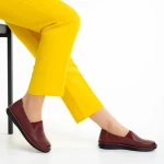 Emiliana bordó női cipő, műbőrből készült