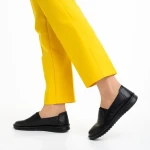 Emiliana fekete női cipő, műbőrből készült