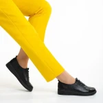 Atara fekete női cipő, műbőrből készült