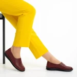 Cassia bordó női cipő, műbőrből készült