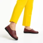 Cassia bordó női cipő, műbőrből készült