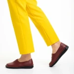 Cassia bordó női cipő, műbőrből készült