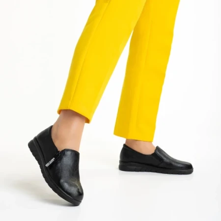 Coco fekete női cipő, műbőrből készült