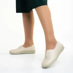 Cassia bézs női cipő, műbőrből készült