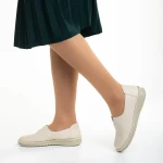 Cassia bézs női cipő, műbőrből készült