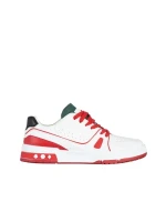 Raela zöld és piros női sportcipő, műbőrből és textil anyagból készült