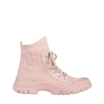 Yariana rózsaszín női sportcipő, textil anyagból készült