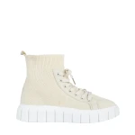 Indya világos bézs női sportcipő, textil anyagból készült