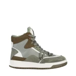 Reveca zöld női sportcipő, műbőrből és textil anyagból készült