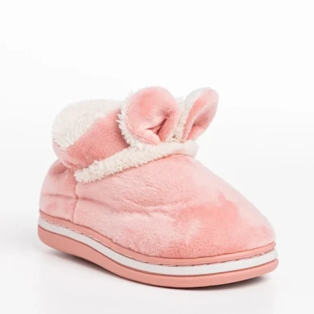 Paco rózsaszín gyerek papucs, textil anyagból készült