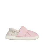Rogina rózsaszín női papucs, textil anyagból készült