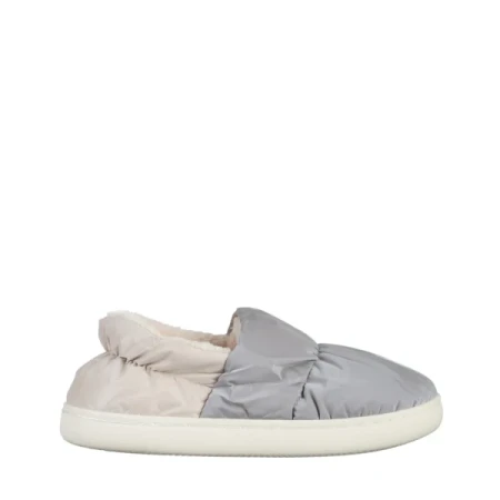 Rogina szürke női papucs, textil anyagból készült