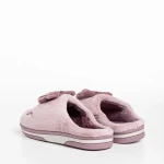 Sivan lila gyerek papucs, textil anyagból készült