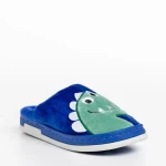 Vertis kék gyerek papucs, textil anyagból készült