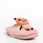 Pierre rózsaszín gyerek papucs, textil anyagból készült