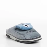 Ronnie szürke gyerek papucs, textil anyagból készült