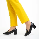 Renaye fekete női cipő, műbőrből készült