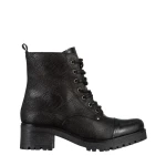 Fekete női csizma természetes bőrből Naisha