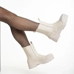 Belisa bézs női csizma