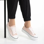 Lariah rózsaszín női tornacipő, textil anyagból készült