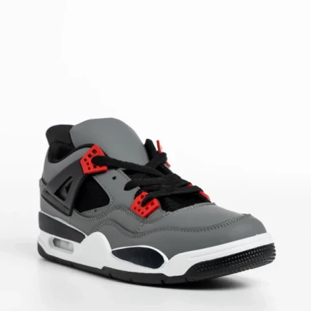 Abramo szürke férfi sportcipő, műbőrből készült