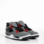 Abramo szürke férfi sportcipő, műbőrből készült