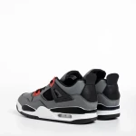 Abramo szürke férfi sportcipő, műbőrből készült