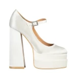 Caira krém női cipő, textil anyagból készült