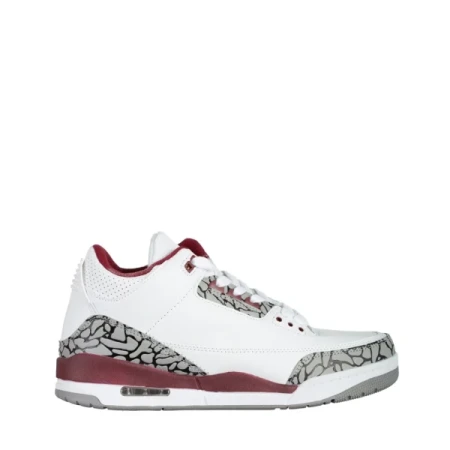 Marcelo fehér és bordó férfi sportcipő, műbőrből készült