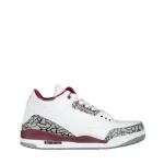 Marcelo fehér és bordó férfi sportcipő, műbőrből készült