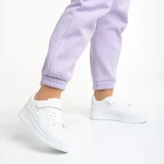 Colter fehér női sportcipő, műbőrből készült