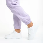 Colter fehér női sportcipő, műbőrből készült