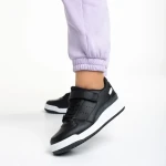 Colter fekete női sportcipő, műbőrből készült