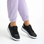 Colter fekete női sportcipő, műbőrből készült