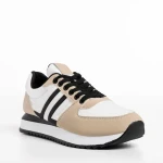 Eliot bézs férfi sportcipő, műbőrből készült