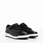 Zaid fekete férfi sportcipő, műbőrből készült