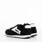 Vencil fekete férfi sportcipő, textil anyagból készült