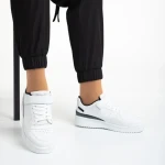 Colter fehér és fekete női sportcipő, műbőrből készült