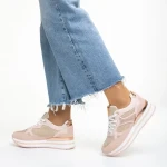 Haya rózsaszín női sportcipő, textil anyagból készült