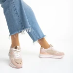 Haya rózsaszín női sportcipő, textil anyagból készült