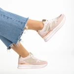 Haya rózsaszín női sportcipő, textil anyagból készült