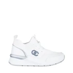 Nairobi fehér női sportcipő, műbőrből és textil anyagból készült