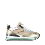 Dottie arany női sportcipő, műbőrből és textil anyagból készült