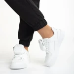 Inola fehér női sportcipő, műbőrből készült