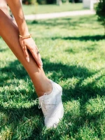 Fadia fehér női cipő, textil anyagból készült