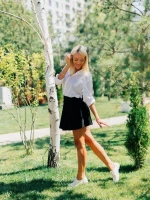 Fadia fehér női cipő, textil anyagból készült