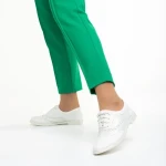 Fadia fehér női cipő, textil anyagból készült