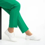 Fadia fehér női cipő, textil anyagból készült