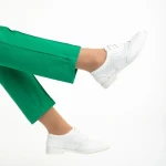 Fadia fehér női cipő, textil anyagból készült