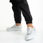 Dariana szürke női tornacipő, textil anyagból készült